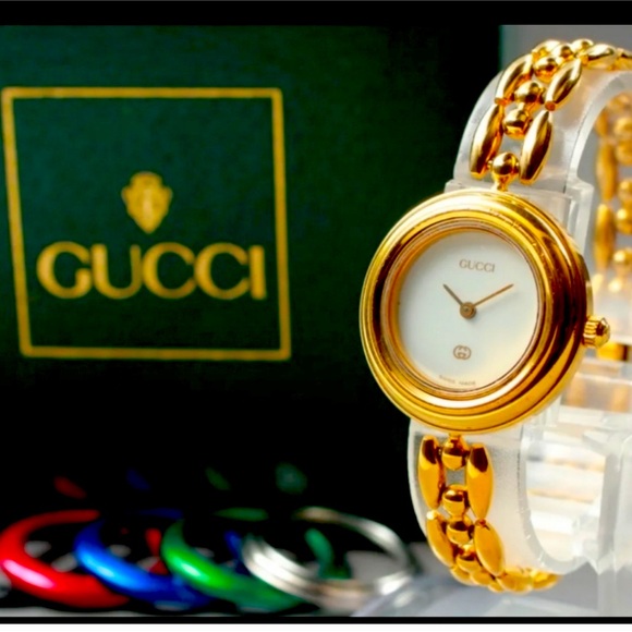 Gucci 14k Gold Plated Luxury Watch 🫶🏼🌸🫶🏼 - Picture 1 of 4